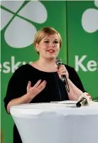  ?? AIMO-KOIVISTO/LEHTIKUVA
FOTO: ANTTI ?? ■ Annika Saarikko är regeringsp­artiet Centerns nya ordförande.