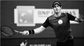  ??  ?? De 32-jarige Andy Murray hoopt volgende maand zijn eerste wedstrijd van 2020 te spelen. Murray kwam in november vorig jaar voor het laatst in actie. (Foto: Nusport)