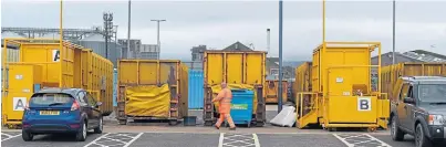  ??  ?? All of Highland Council’s recycling centres such as this one at Inverness will be open from June 1