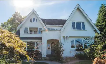 ?? RICHARD LAM ?? A purchaser listed as a student in property documents bought this house in Point Grey for $7.19 million in April 2015 and then flipped it 10 months later for more than a $1-million profit.