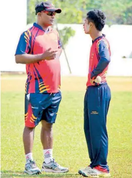  ??  ?? Sampath Perera during his tenure at Trinity College - File pic