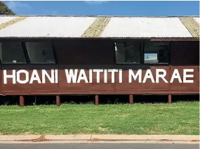  ??  ?? Hoani Waititi marae provided the setting for Brain Research NZ’s third annual wa¯ nanga with the total immersion Kura.