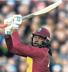  ??  ?? Chris Gayle