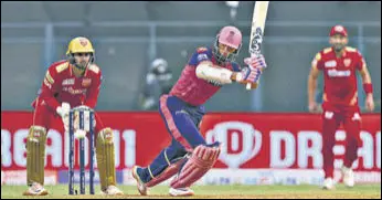  ?? HT PHOTO ?? Yashasvi Jaiswal was adjudged Player of the Match after scoring 68 off 41 balls against Punjab Kings at the Wankhede Stadium on Saturday.