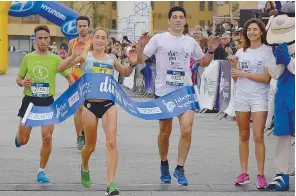  ??  ?? Daniela Cunha, campeã de crosse, venceu com grande vantagem