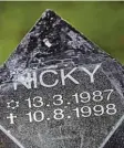  ?? Foto: Marcel van Hoorn, afp ?? Ein Gedenkstei­n erinnert heute an Nicky Verstappen.