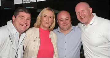  ??  ?? Eddie Carty, Mairead Carty, Eugene Fortune and Dick Walsh at the launch.