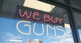  ?? FILE ?? This week the Florida Supreme Court upheld a law that prohibits cities and counties from making gun control laws.