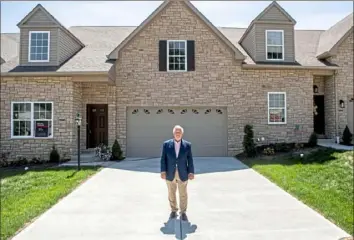  ?? Alexandra Wimley/Post-Gazette ?? F. Lynn Foltz, a Washington County-based independen­t real estate developer, outside of one of his properties in Canonsburg.