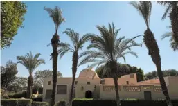  ?? ?? a view of the exterior of the former residence of the british archaeolog­ist Howard Carter, discoverer of the tomb of tutankhamu­n, in egypt’s southern city of Luxor.