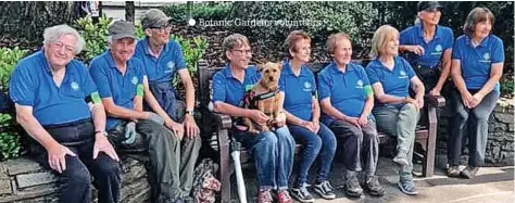  ??  ?? ● Botanic Gardens volunteers