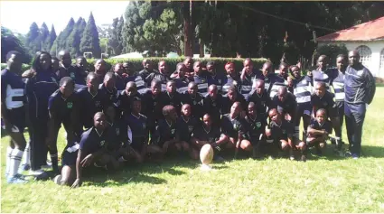  ??  ?? Sahumani Girls Rugby team