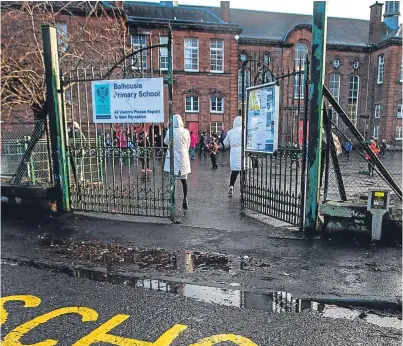  ?? Picture: Steve MacDougall. ?? Balhousie Primary in Perth needs up to £5.7m of improvemen­t works.