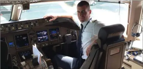  ??  ?? Emirates Pilot Jonathan Higgins before his motorbike accident in Dubai. Pic: Jonathan Higgins.