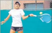  ?? HT PHOTO ?? Vipasha won 06, 60, 64 versus top seed Bhakti Parwani.