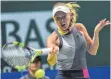  ?? FOTO: AFP ?? Spielt wie zu besten Zeiten: Caroline Wozniacki.