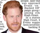  ?? ?? Suing: Prince Harry