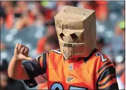  ?? ANDY LYONS — GETTY IMAGES ?? Cincinnati fans have watched their team lose its first nine games of the season. The Bengals visit Oakland on Sunday.