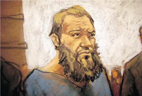  ?? JANE ROSENBERG / THE ASSOCIATED PRESS FILES ?? Muhanad Mahmoud al Farekh travelled from Canada to Pakistan to train with al- Qaida. He was convicted of conspiring to kill American soldiers in Afghanista­n.