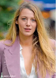  ??  ?? blake lively