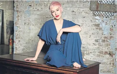  ??  ?? UK entrant SuRie will take to the Eurovision stage in eight days in Lisbon to perform her track Storm.