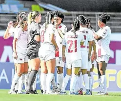  ?? — PHOTO COURTESY OF AFC ?? The Philippine­s left an indelible mark in the Women’s Asian Cup field.
