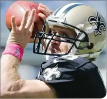  ?? AP PHOTO ?? Drew Brees