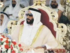  ?? National Archives ?? It was Sheikh Zayed’s will, compassion and noble values that led to the establishm­ent of this country