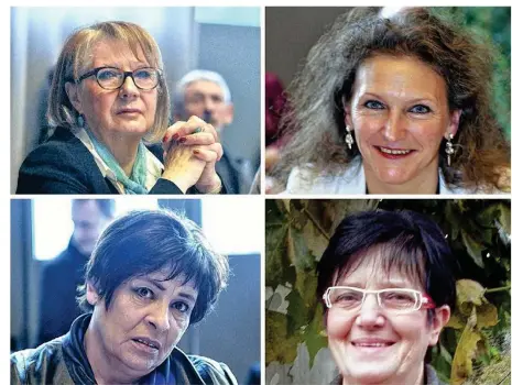  ??  ?? Danielle Brulebois, Sylvie Vermeillet, Marie-Christine Dalloz et Marie-Christine Chauvin : quatre femmes pour représente­r le Jura sur les bancs du Parlement.