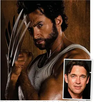  ??  ?? Hit: Hugh Jackman as superhero Wolverine. Inset: Dougray Scott