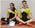  ?? Foto: Johann Eibl ?? Luisa Tremel und Philipp Sinninger vom TSV Gersthofen.