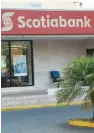  ??  ?? Oficina Scotiabank.