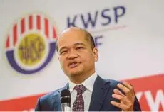  ?? PIC BY HAFIZ SOHAIMI ?? Khazanah Nasional Bhd’s new managing director, Datuk Shahril Ridza Ridzuan.