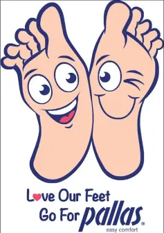  ??  ?? Pallas’ Love Our Feet Campaign’ logo.