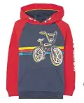  ?? ?? X Raleigh popover hoodie in navy, £26, FatFace.