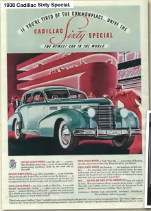  ?? ?? 1938 Cadillac Sixty Special.