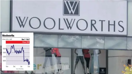  ?? African News Agency (ANA) ?? WOOLWORTHS’ Australian head David Thomas has resigned after only 18 months at the helm. | SIMPHIWE MBOKAZI