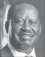  ??  ?? Raila Odinga