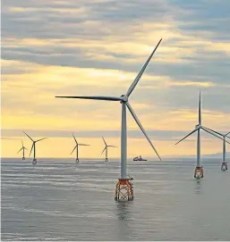  ??  ?? SSE Renewables worked with Nexans on the Beatrice offshore wind farm.