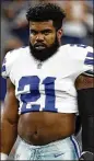  ?? BOB BOOTH / TNS ?? Cowboys running back Ezekiel Elliott will have to rely on a favorable court ruling later this week to avoid serving a six-game suspension.