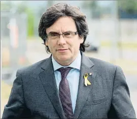  ?? MARKUS HEINE / EFE ?? El expresiden­t Carles Puigdemont, el pasado 21 de junio en Berlín