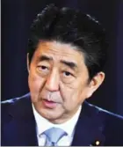  ?? EITAN ABRAMOVICH/AFP ?? Japanese Prime Minister Shinzo Abe has said the proposed withdrawal of the United States would render the TPP meaningles­s.