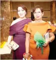  ??  ?? Ms. Melinda C. Chua, Parkmall finance manager, together with Ms. Norma Vicoy, one of Parkmall’s tenant partners since 2008