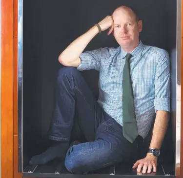 ?? FUNNY MAN: Comedian Tom Gleeson has given Cairns a dose of his humour – and they didn’t much like it. ??