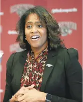  ?? MORNING CALL FILE PHOTO ?? Lafayette College AD Sherryta Freeman says she believes the Patriot League’s Anti-Racism Commission will lead to important “conversati­ons.”