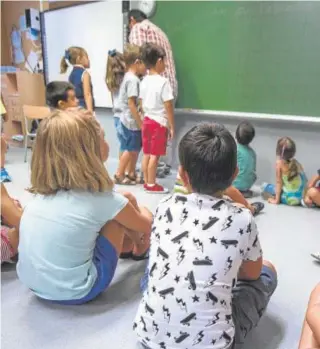  ?? ?? Alumnos de una clase de Primaria, en un colegio de Toledo // ISMAEL HERRERO