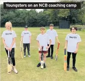  ??  ?? Youngsters on an NCB coaching camp