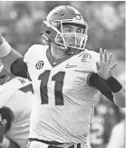  ?? KIRBY LEE/USA TODAY SPORTS ?? Georgia quarterbac­k Jake Fromm