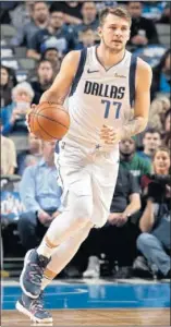  ??  ?? Luka Doncic, con los Mavericks.