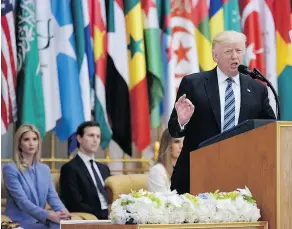  ?? MANDEL NGAN / AFP / GETTY IMAGES ?? U. S. President Donald Trump has called the nuclear deal former president Barack Obama and other allies reached with Iran “the worst deal ever.”